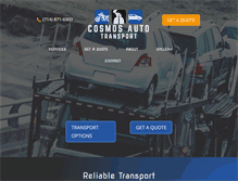 Tablet Screenshot of cosmosautotransport.com